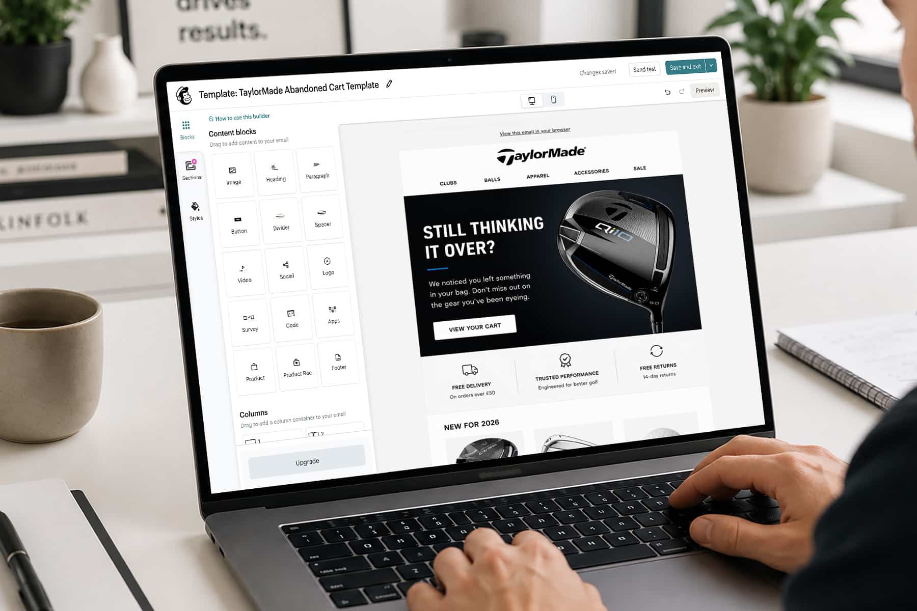 Data Merged MailChimp Email